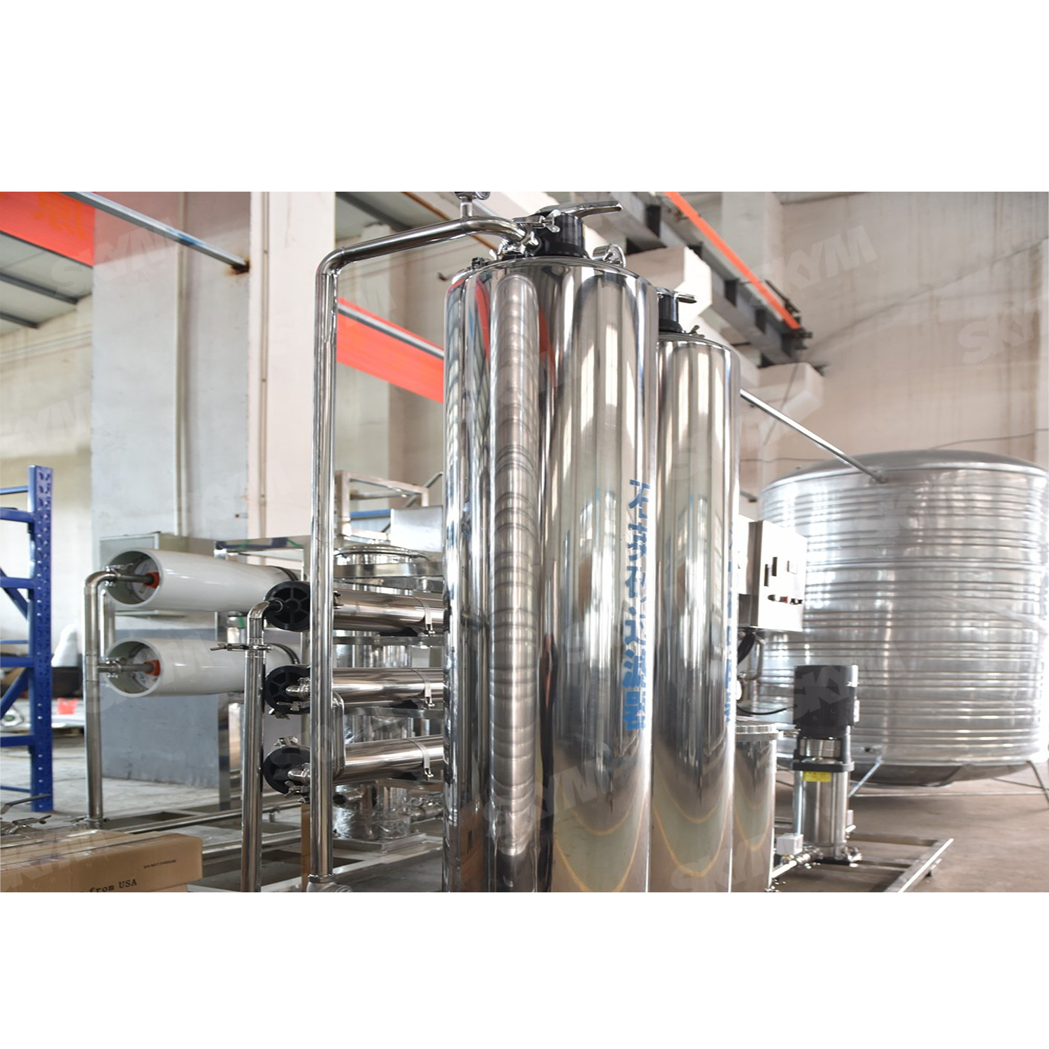 Línea de llenado de producción de plantas de tratamiento de filtros de agua potable
