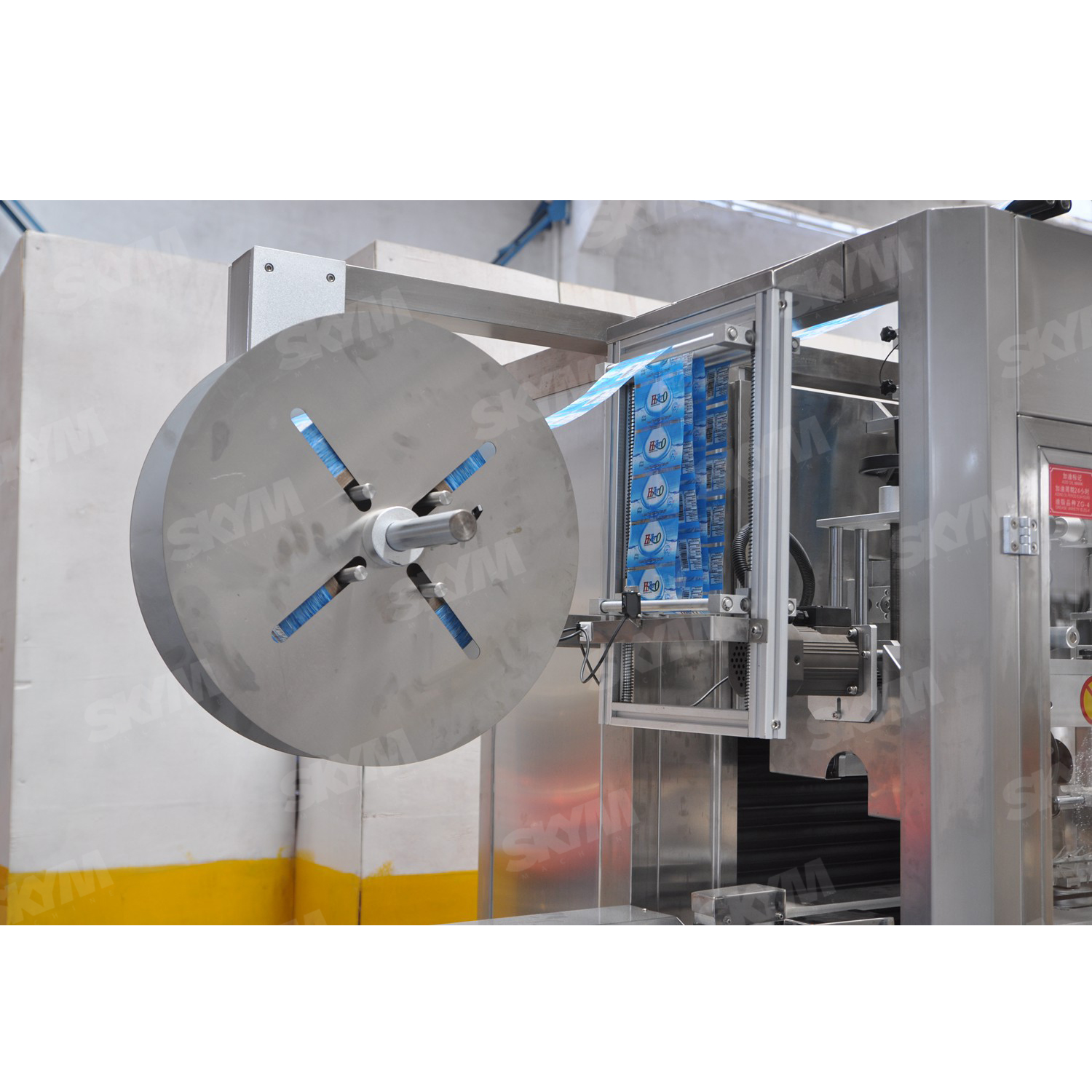 Máquina de etiquetado de manga retráctil de PVC para botella de agua